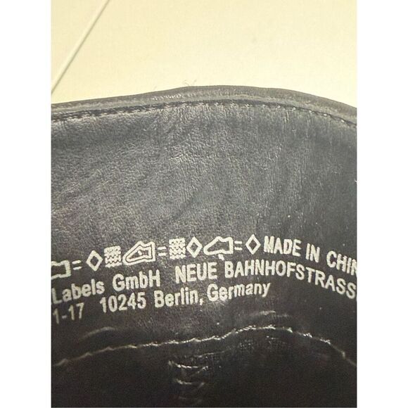 EVEN & ODD WOMENS ANKLE BOOTS BLACK LEATHER SIZE 39EU/ 8,5 US See Description - Picture 12 of 16